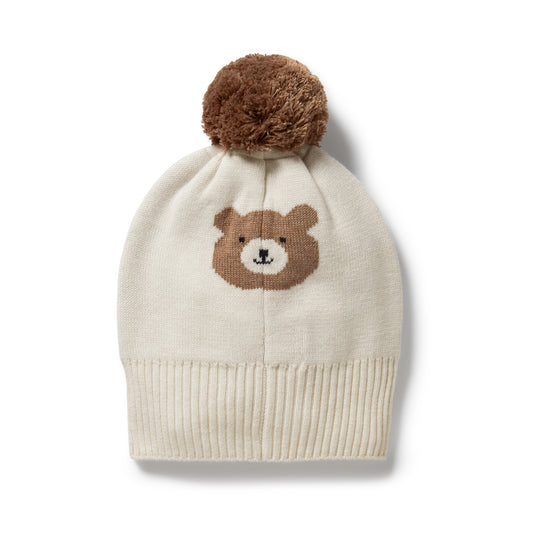Wilson & Frenchy - Beary Cute Organic Knitted Jacquard Hat