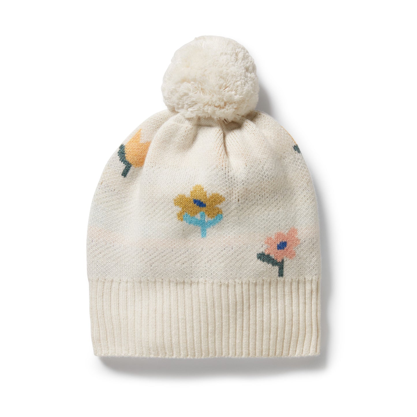 Wilson & Frenchy - Flower Pop Organic Knitted Jacquard Hat