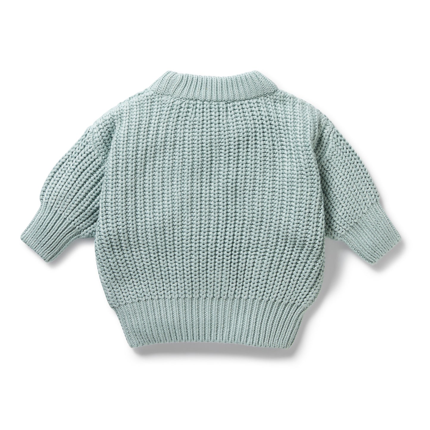 Wilson & Frenchy - Duck Egg Organic Knitted Jumper