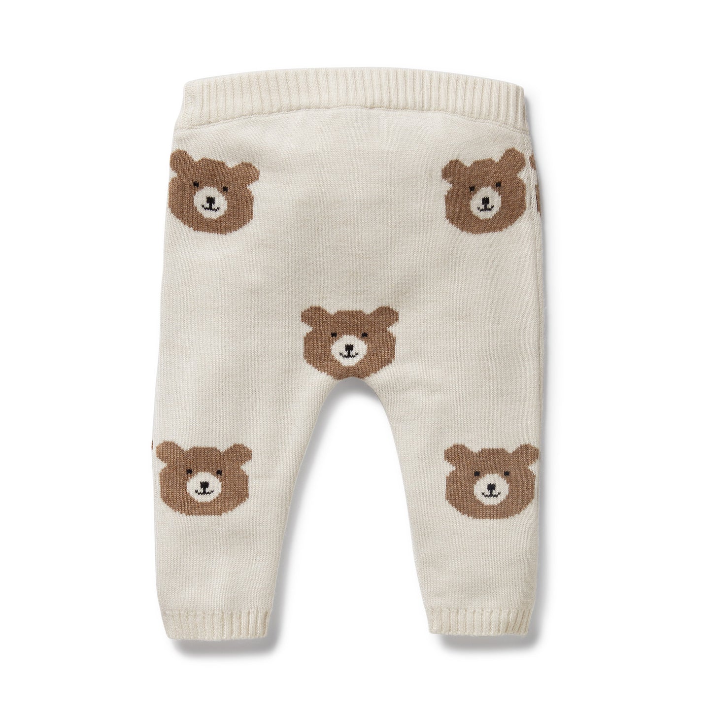 Wilson & Frenchy - Beary Cute Organic Knitted Jacquard Legging