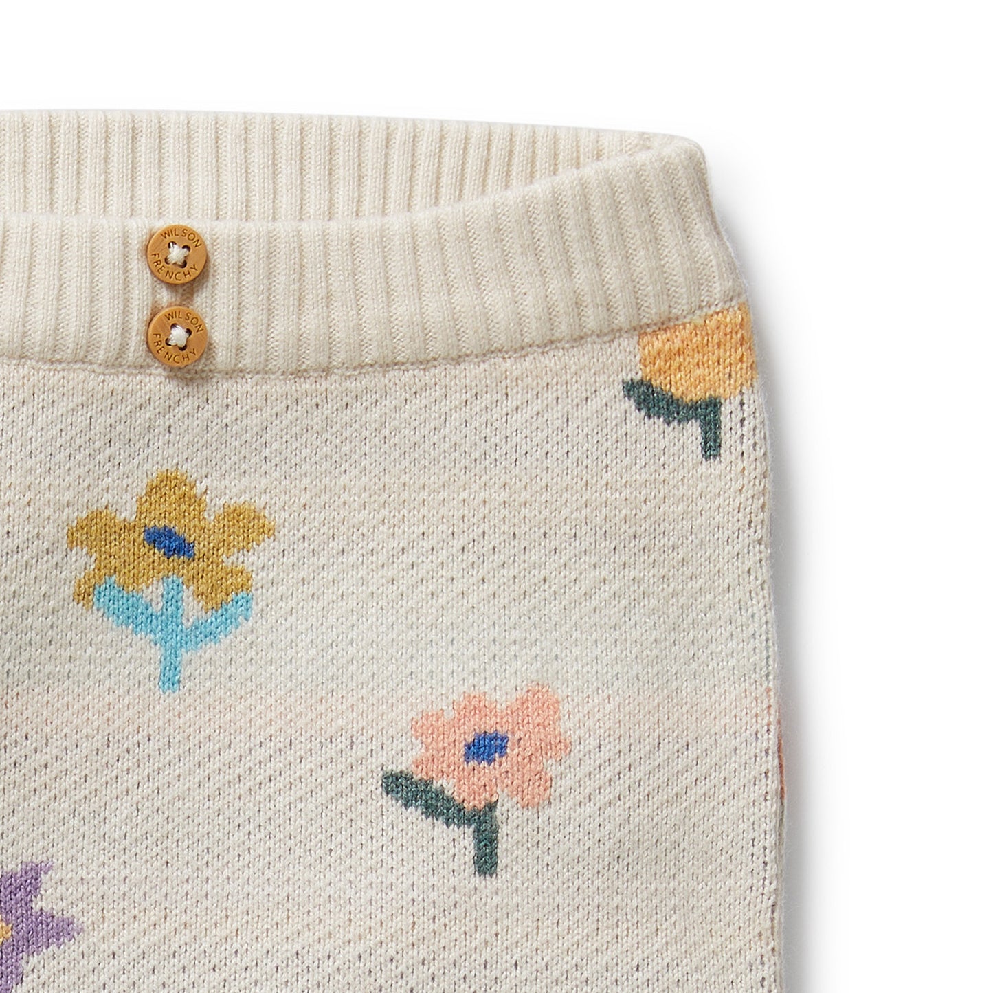 Wilson & Frenchy - Flower Pop Organic Knitted Jacquard Legging