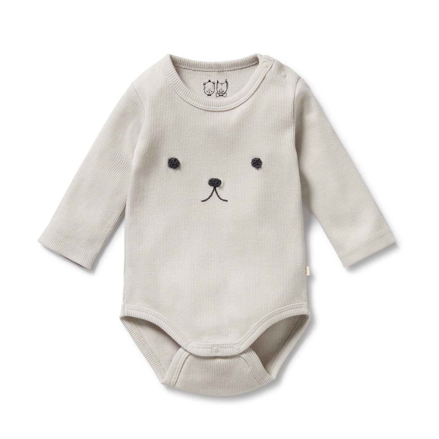 Wilson & Frenchy - Cloud Organic Rib Long Sleeved Bodysuit