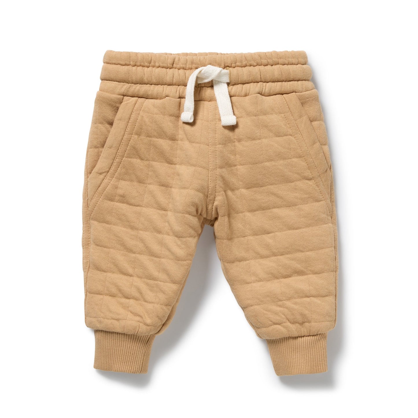 Wilson & Frenchy - Honey Fawn Organic Quilted Sweat Pant