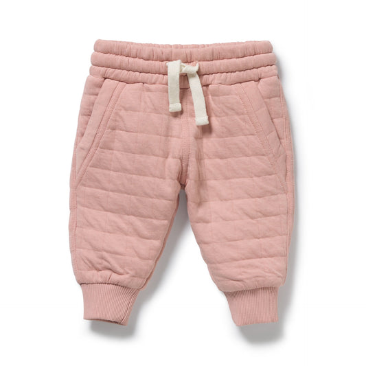 Wilson & Frenchy - Rose Organic Quilted Sweatpant