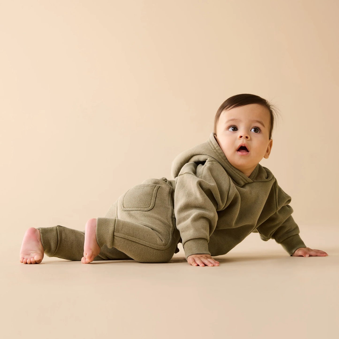 Wilson & Frenchy - Olive Terry Sweat Pant