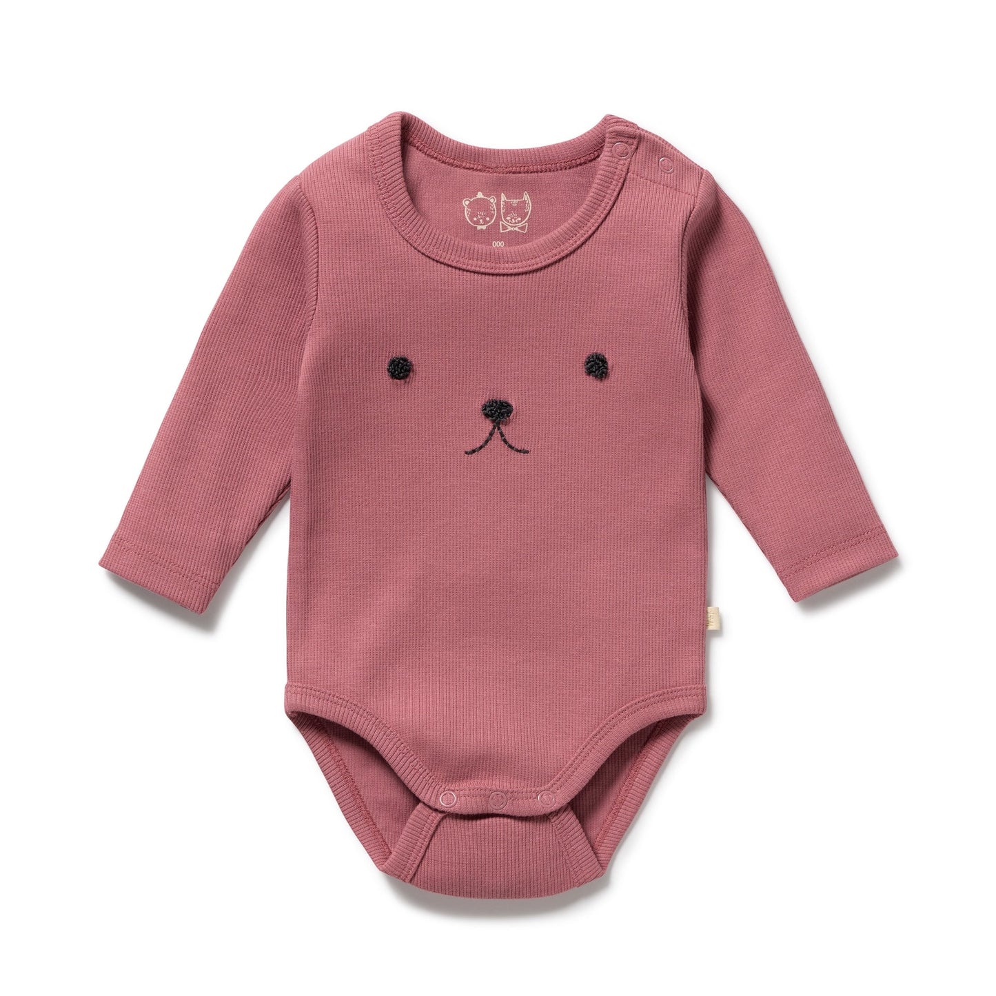 Wilson & Frenchy - Plum Organic Rib Bodysuit