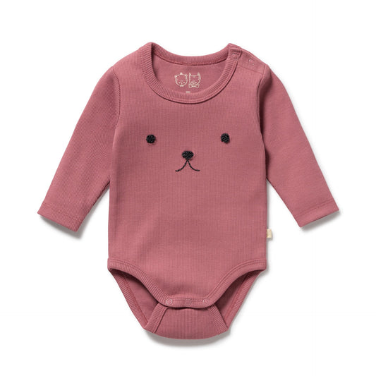 Wilson & Frenchy - Plum Organic Rib Bodysuit