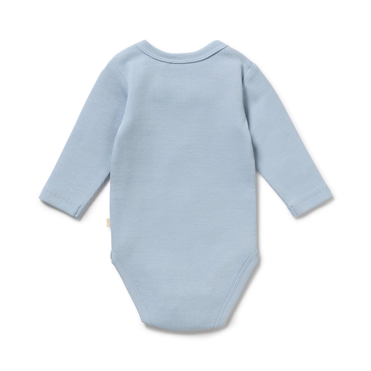 Wilson & Frenchy - Storm Blue Organic Rib Bodysuit