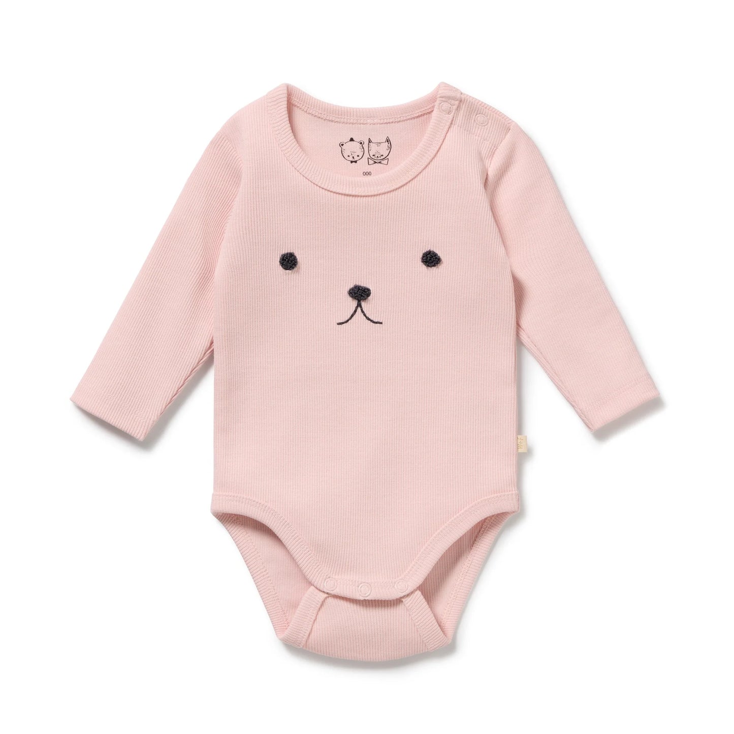 Wilson & Frenchy - Strawberry Cream Organic Rib Bodysuit
