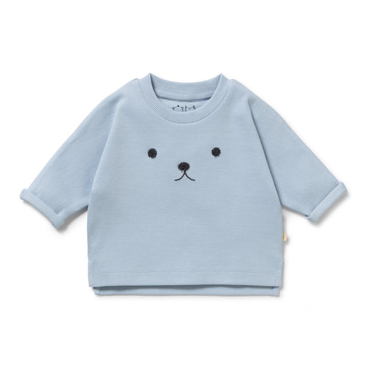 Wilson & Frenchy - Storm Blue Organic Rib Top