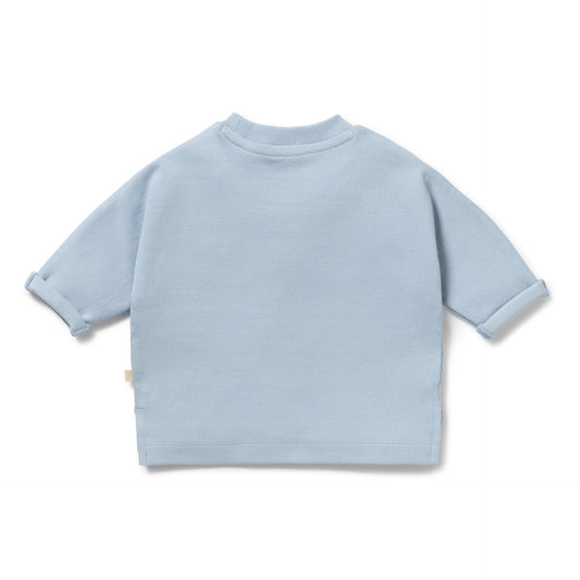 Wilson & Frenchy - Storm Blue Organic Rib Top