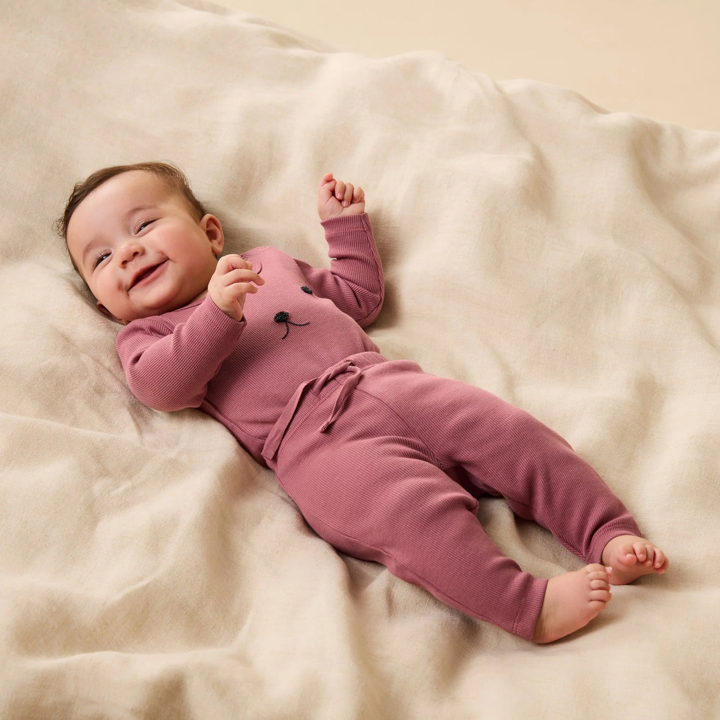 Wilson & Frenchy - Plum Organic Rib Leggings