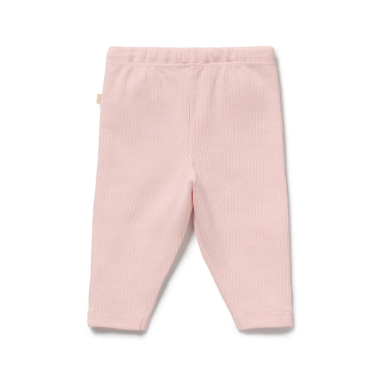 Wilson & Frenchy - Strawberry Cream Organic Rib Leggings