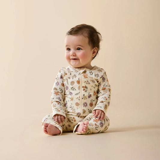 Wilson & Frenchy -  Maple Glow Organic Zipsuit