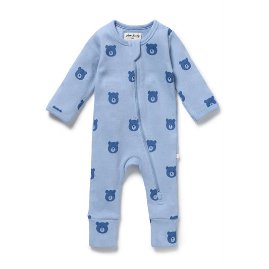 Wilson & Frenchy - Bear Hugs Waffle Zipsuit