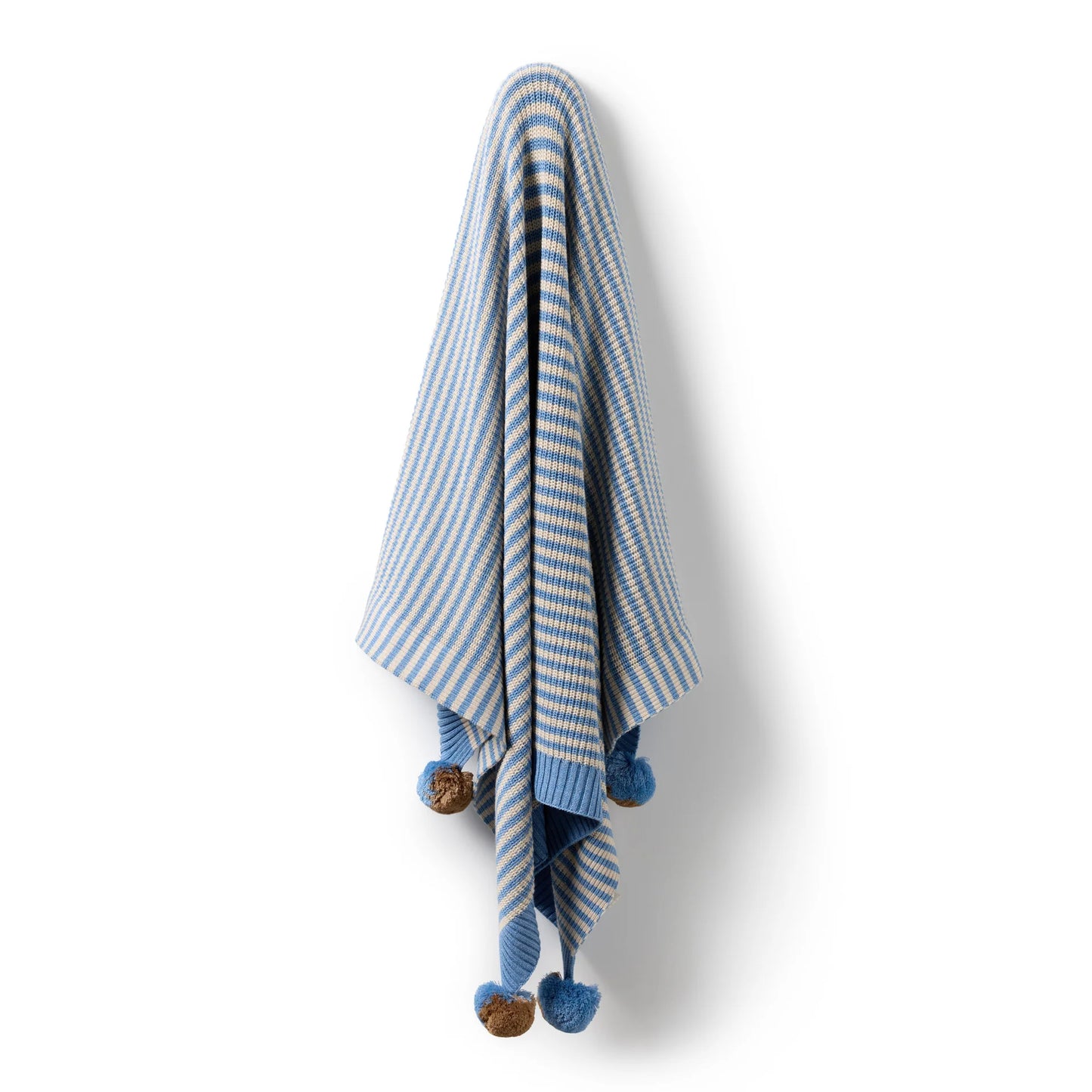 Wilson & Frenchy - Frosted Blue Organic Knitted Blanket