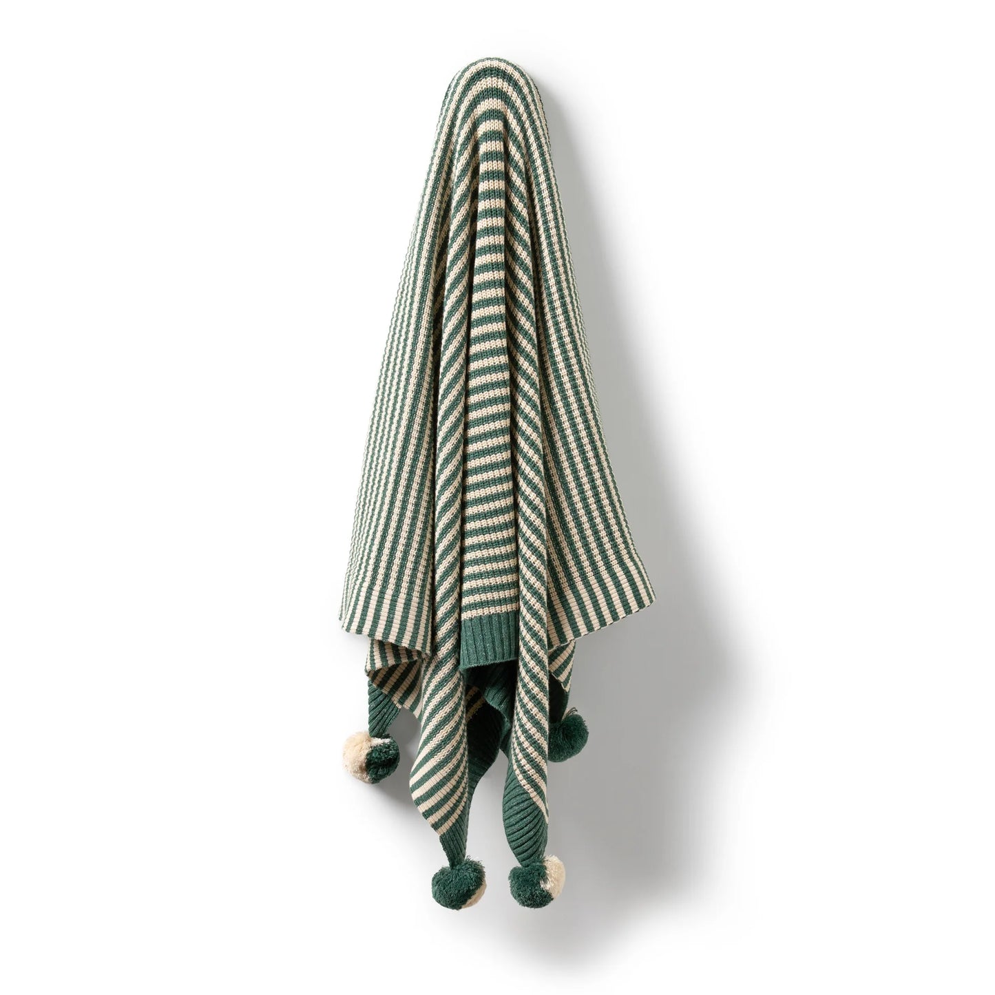 Wilson & Frenchy - Clover Stripe Organic Knitted Blanket