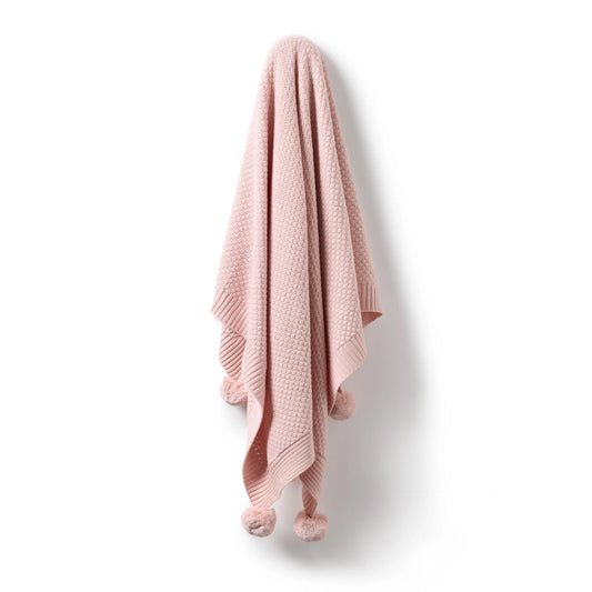 Wilson & Frenchy - Marshmallow Organic Knitted Blanket