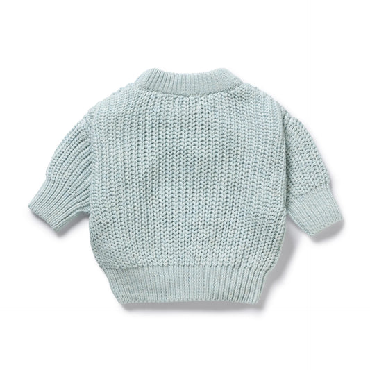 Wilson & Frenchy -  Cloud Blue Knitted Jumper