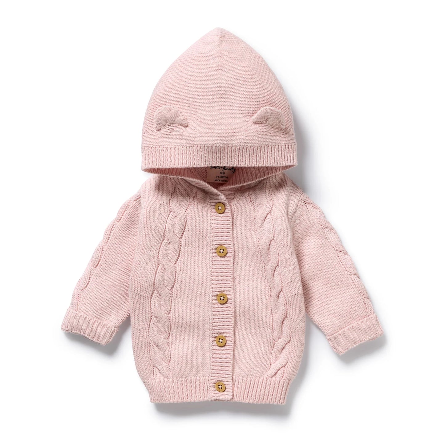 Wilson & Frenchy - Marshmellow Knitted Cable Knit Jacket