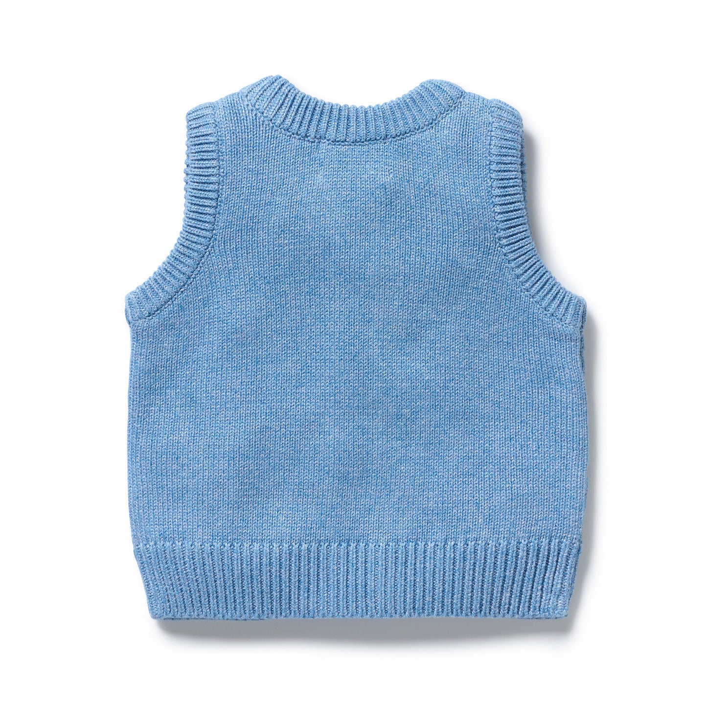 Wilson & Frenchy - Frosted Blue Knitted Vest