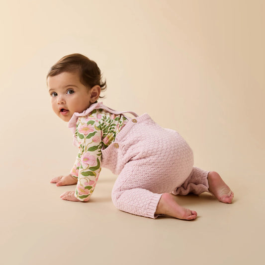 Wilson & Frenchy - Marshmellow Knitted Ruffle Overall