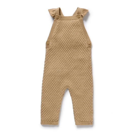 Wilson & Frenchy - Oat Knitted Ruffle Overall