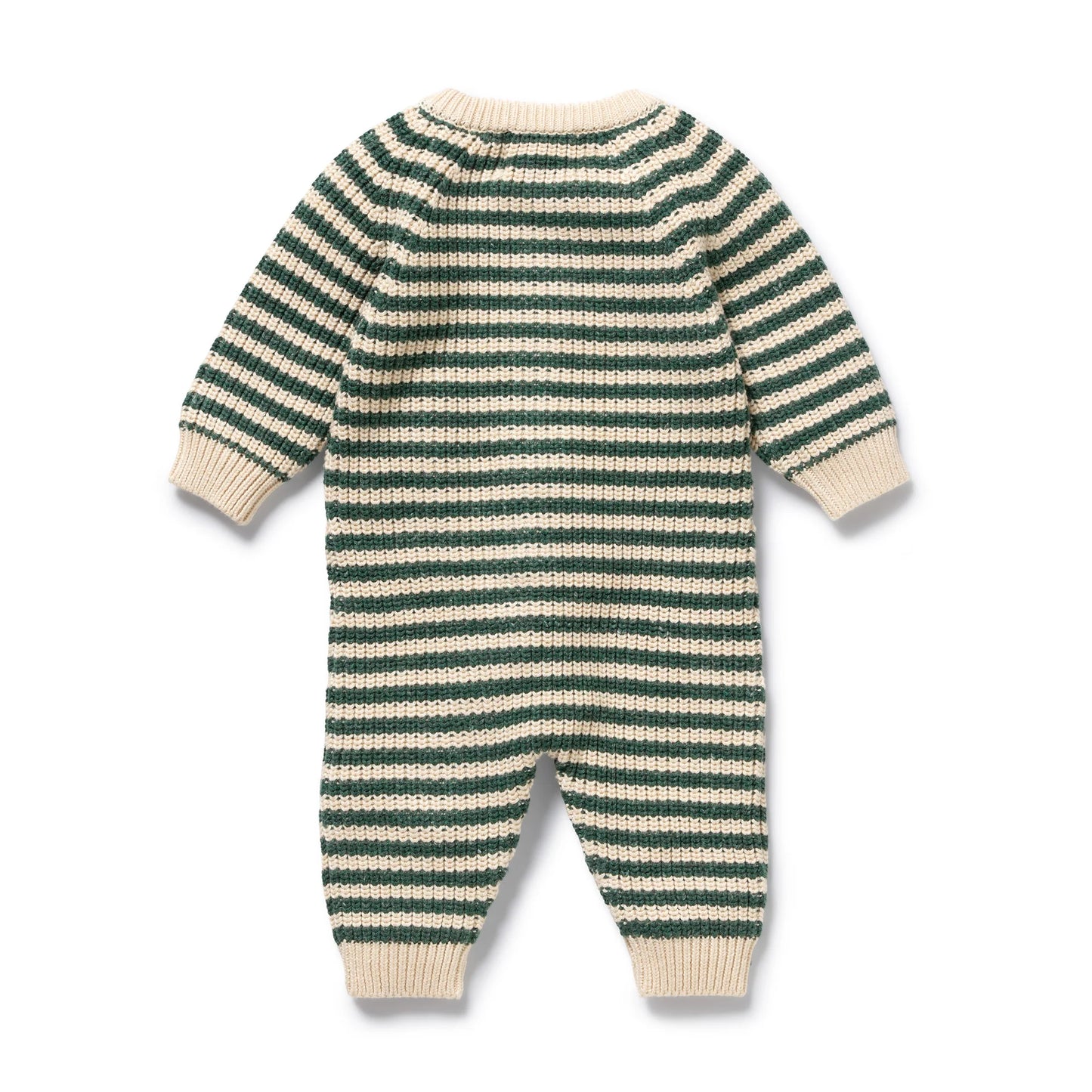 Wilson & Frenchy -  Clover Knitted Stripe Growsuit