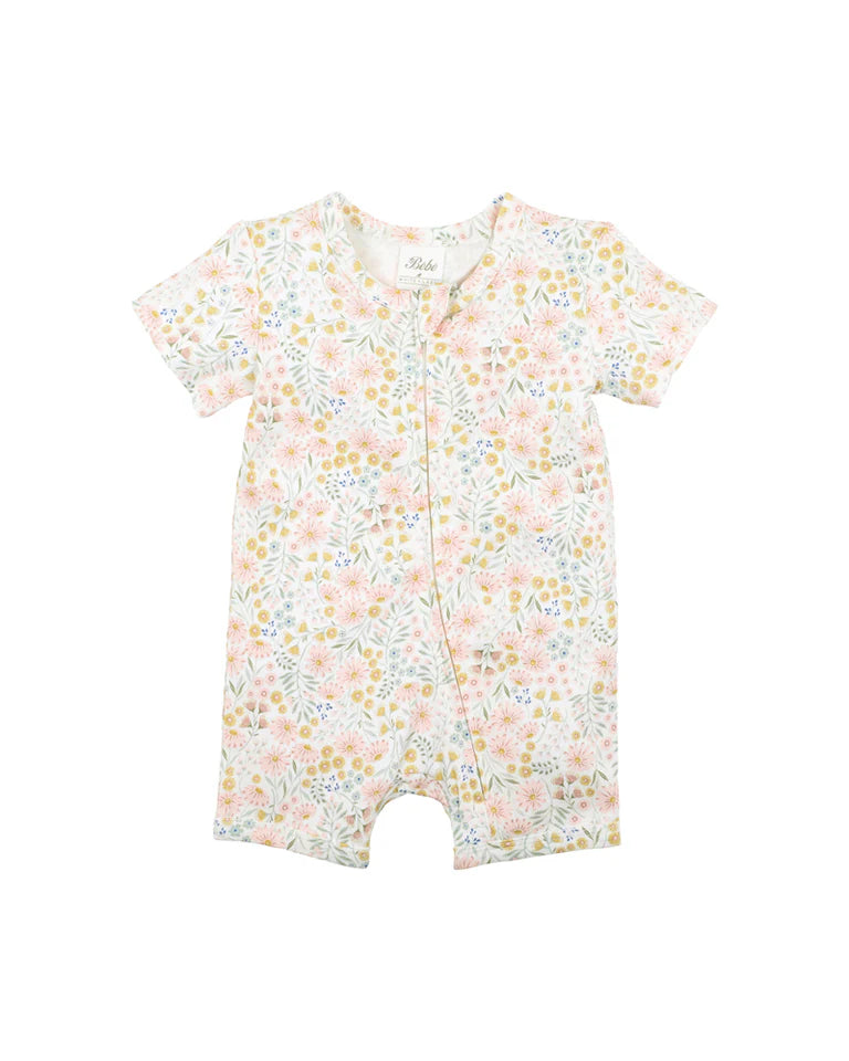 BeBe - Sunday Organic Short Sleeve Romper