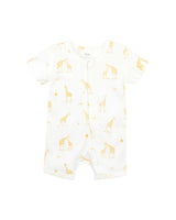 BeBe - Giraffe Organic Short Sleeve Romper