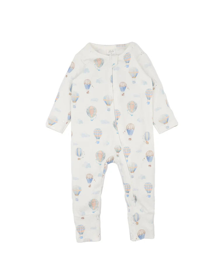 Bebe - Sky High Organic Long Sleeve Zip Suit