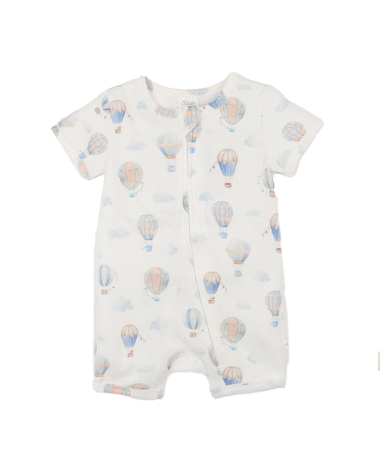Bebe - Sky High Print Organic SS Romper