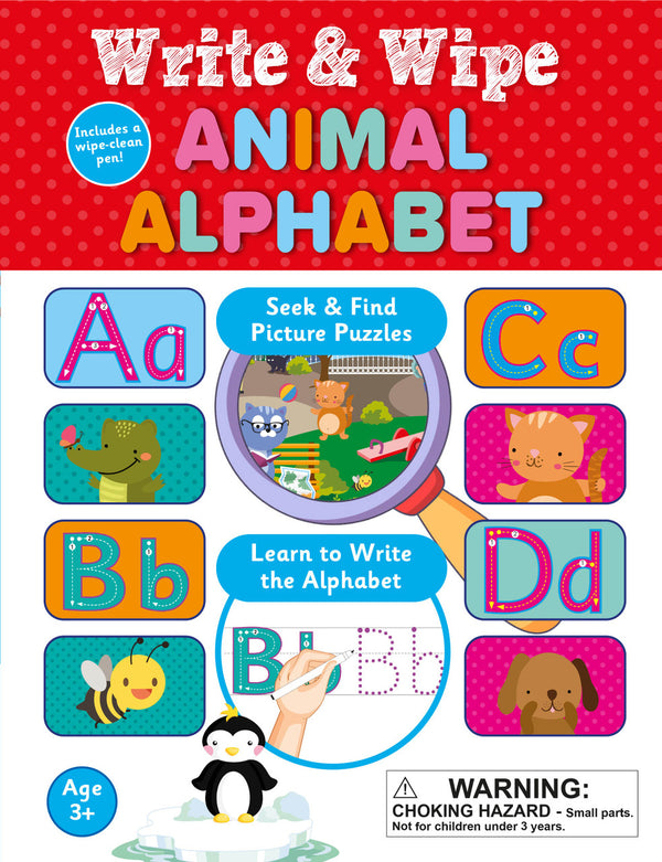 Buddy & Barney -Write & Wipe Alphabet Seek & Find