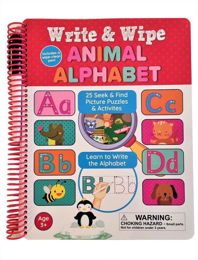 Buddy & Barney -Write & Wipe Alphabet Seek & Find