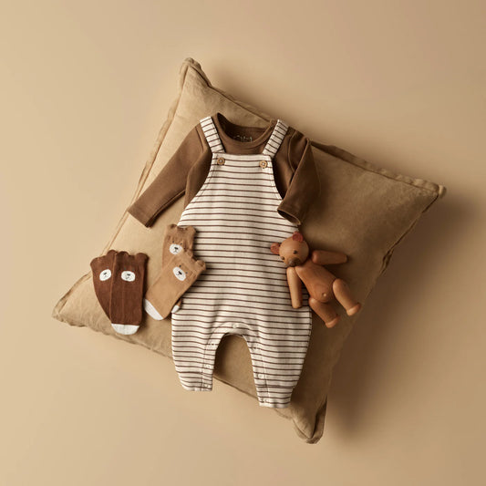 Wilson & Frenchy -  Nutmeg Rib L/S Bodysuit