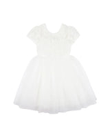 Bebe - Lace Bodice With Back Bow Dress