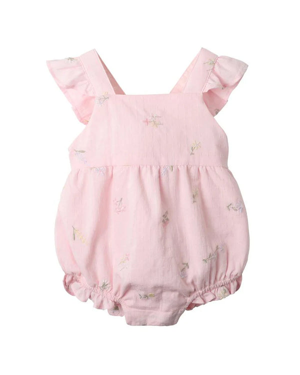 Bebe - Florence Embroidered Frill Romper