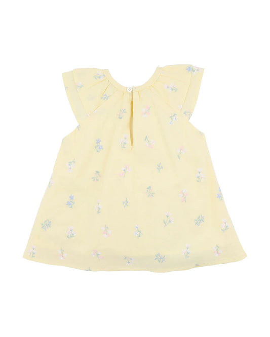 Bebe - Bonnie Embroidered Yellow Dress