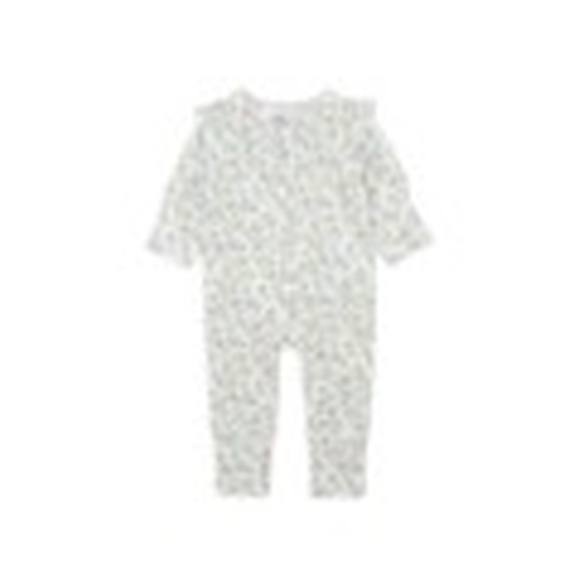 Minihaha Pia Organic LS Zipsuit in Pia Ditsy floral print organic cotton for baby