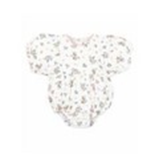 Minihaha Pia Puff Sleeve Bodysuit in Pia print cotton for baby