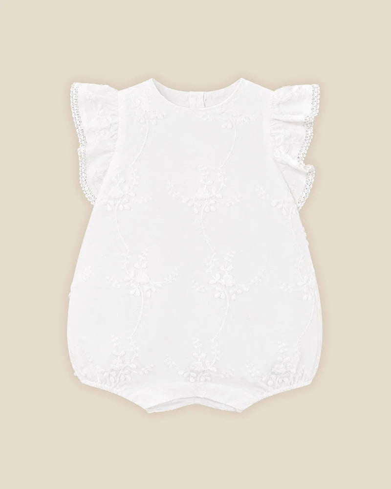Fox & Finch -  3D Floral Emb. Romper