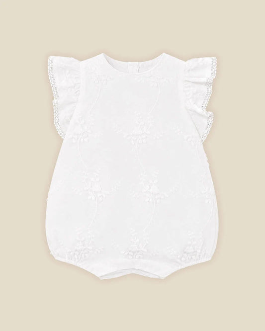 Fox & Finch -  3D Floral Emb. Romper