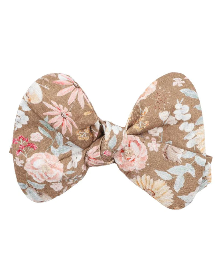 Bebe- Olive Bow Headband