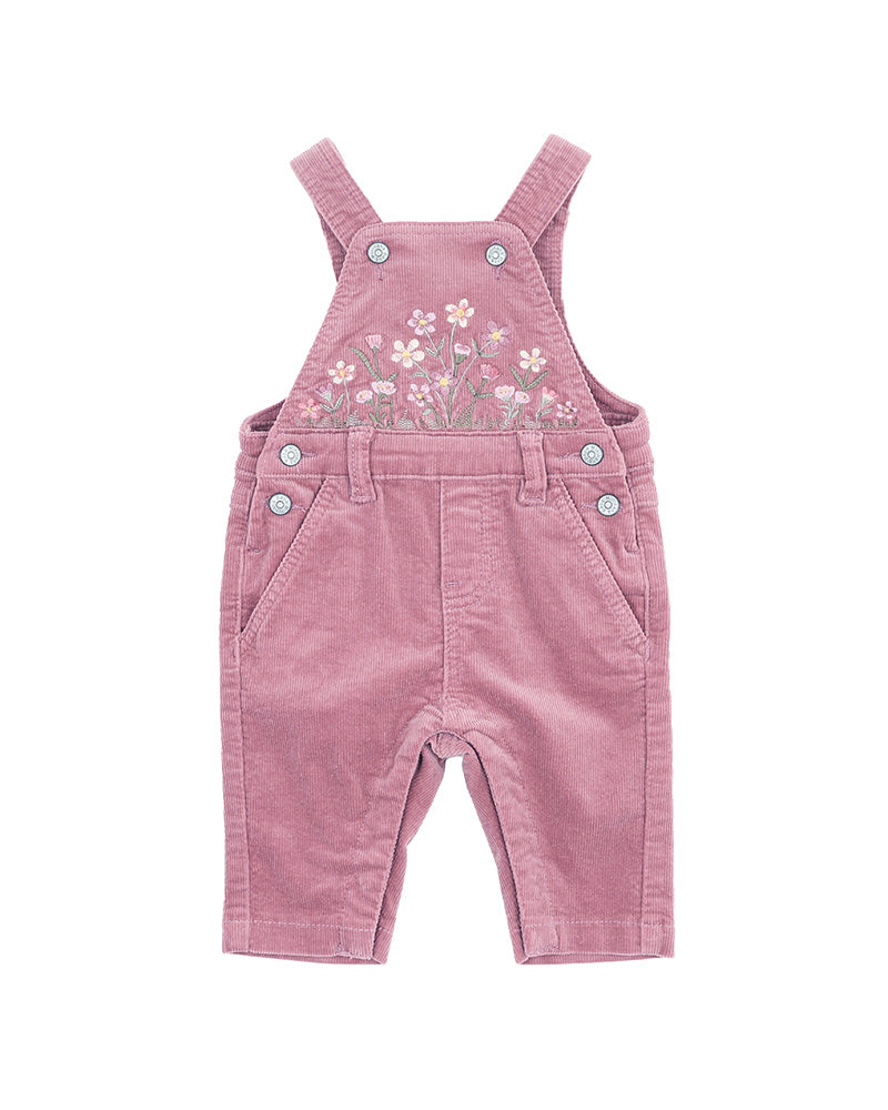 Bebe - Flossy Embroidered Cord Overalls