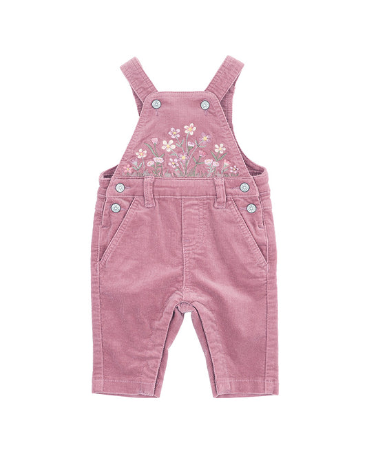 Bebe - Flossy Embroidered Cord Overalls