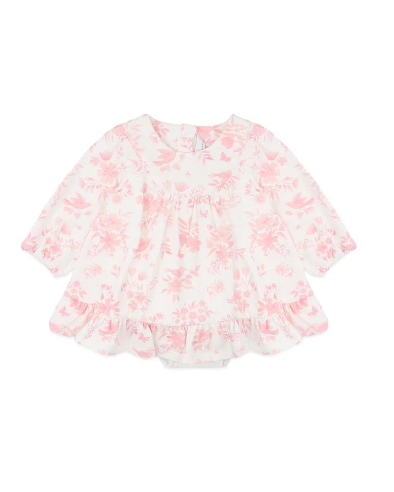 Bebe-  Fern Birds Organic Overlay Dress