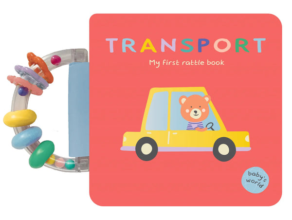 Baby's World - Vehicles Rattle Handle Board Book