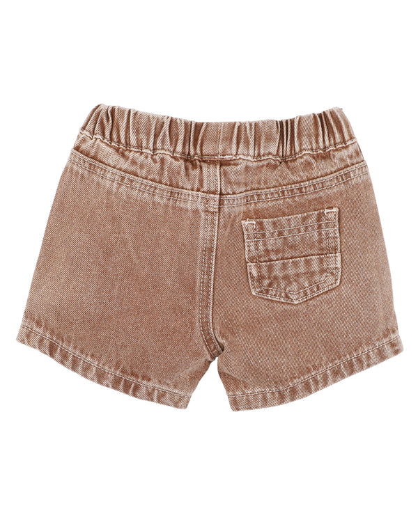 Bebe - Boys Brown Denim Shorts