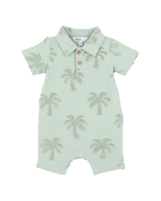 Bebe - Ivan Palm Polo Romper