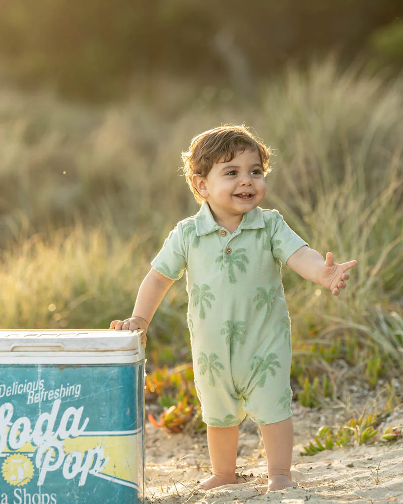 Bebe - Ivan Palm Polo Romper